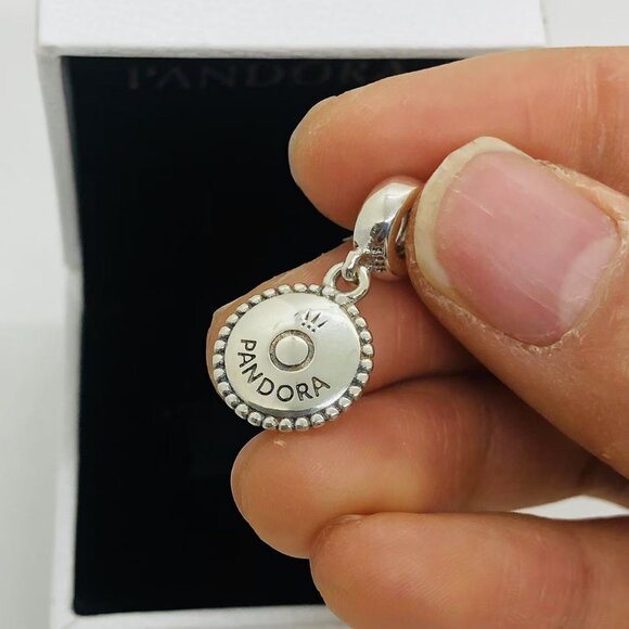 ✨🔥Pandora Georgia Map Dangle Charm S925 Silver with box - Picture 4 of 4